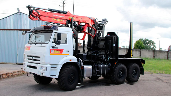 ЛЕСОВОЗ КАМАЗ-43118-3027 С КМУ ВМ 10-74